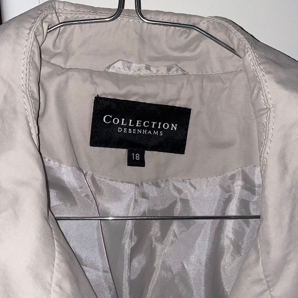 ⭐️Host Pick⭐️ Debenhams double-breasted trenchcoat. Beige. - Picture 4 of 6